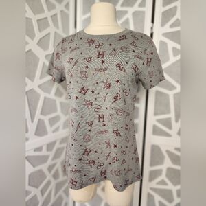 Harry Potter Warner Brothers Gray/Burgundy Women's Medium